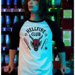 Stranger Things Hellfire Club Official Organic Cotton S