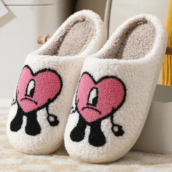 Pink Yellow Bad Bunny Slippers un verano sin ti slippers appleverse us