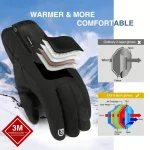 Warm winter Gloves for running appleverse