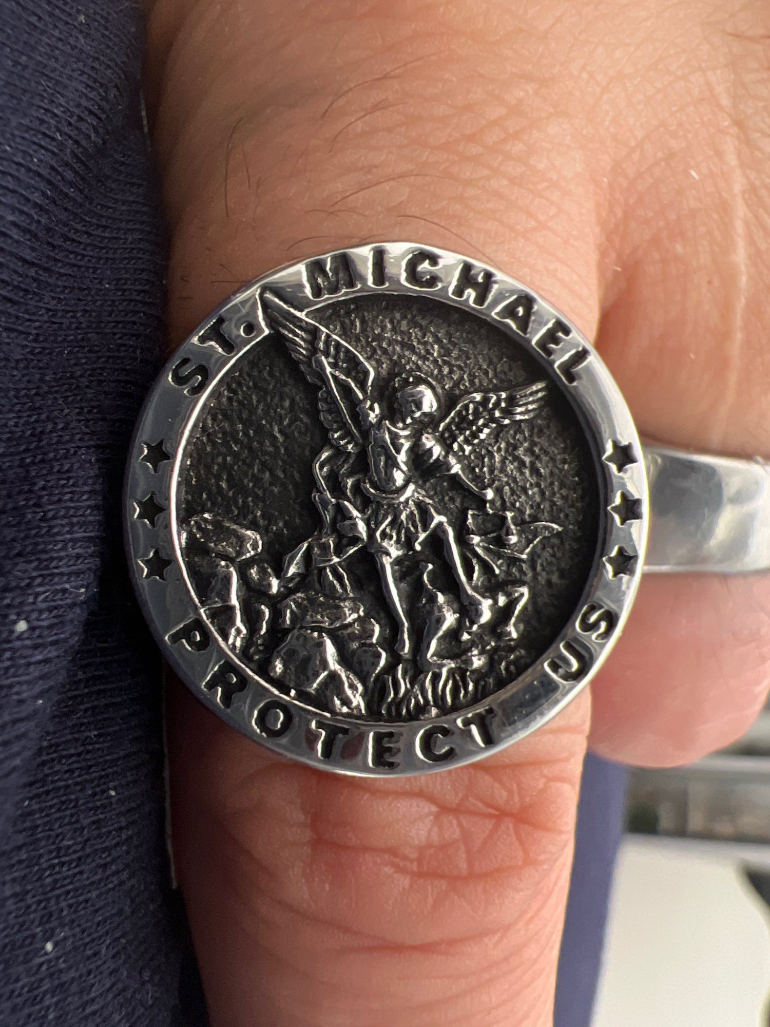St Michael The Archangel Ring | Aegis of Saint Michael photo review
