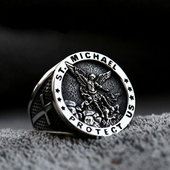 St Michael The Archangel Ring | Aegis of Saint Michael