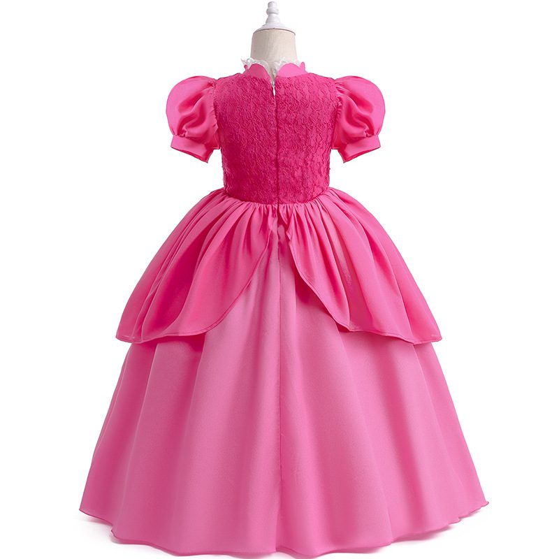 Princess Daisy Costume Dress for Women, Princess Peach Dress Up