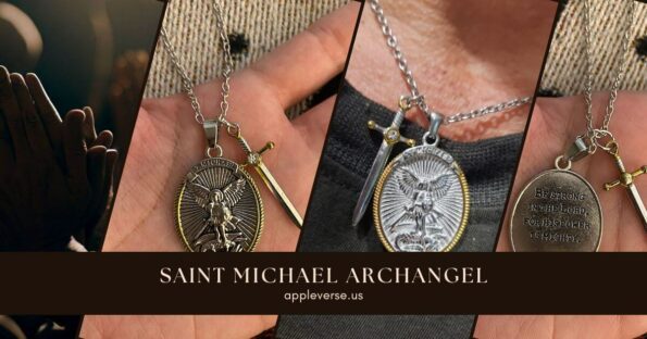 Saint Michael Archangel necklace