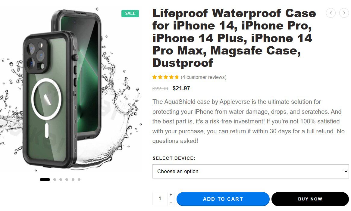 waterproof case for iphone 14