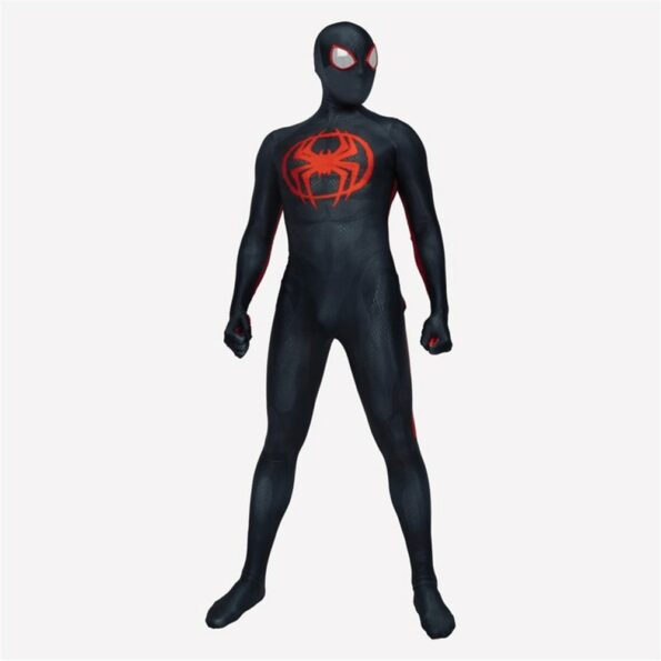 3-main-halloween-miles-morales-across-the-spiderverse-cosplay-costume-spiderman-suit-zentai-bodysuit-men-adults-kids-party-jumpsuits