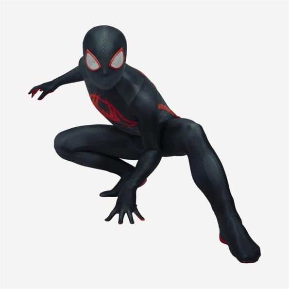 Spider-Man Across the Spider-Verse Miles Morales Costume, Adults, mens, kids, womens authentic Cosplay Replica, Halloween Spider-Suit