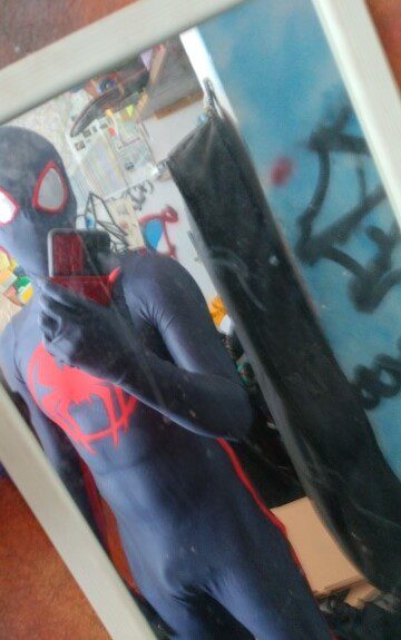 Spider-Man Across the Spider-Verse Miles Morales Costume, Adults, mens, kids, womens authentic Cosplay Replica, Halloween Spider-Suit photo review