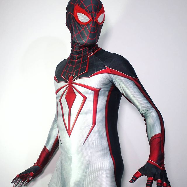Miles Morales Spider-man Cosplay Costume Spiderman Zentai Suit